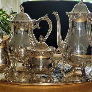 Vintage 5-pc Silverplate Coffee and Tea Service